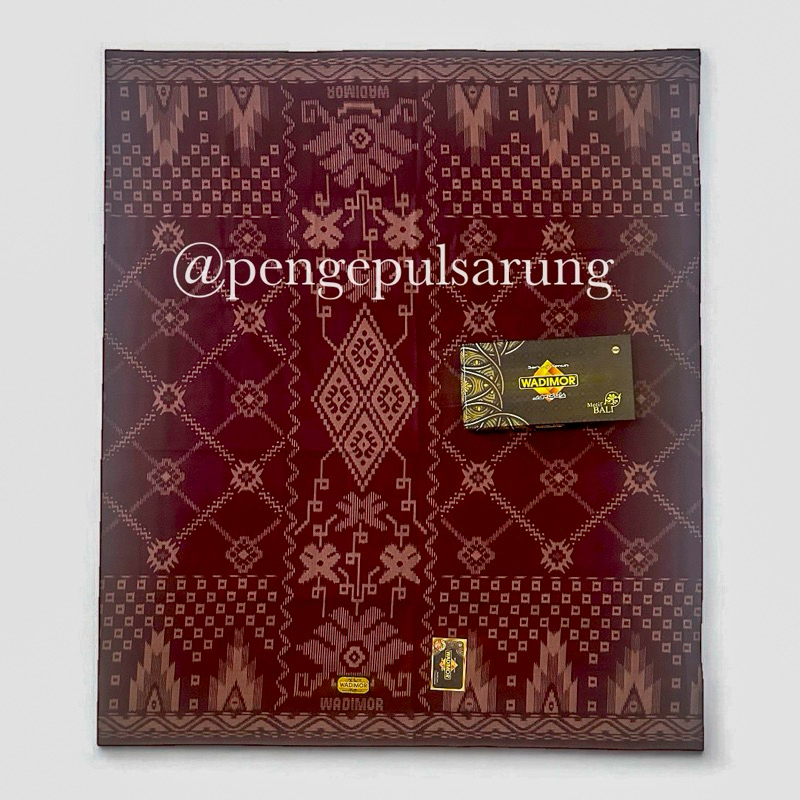 Sarung Wadimor Gold Original Motif Bali