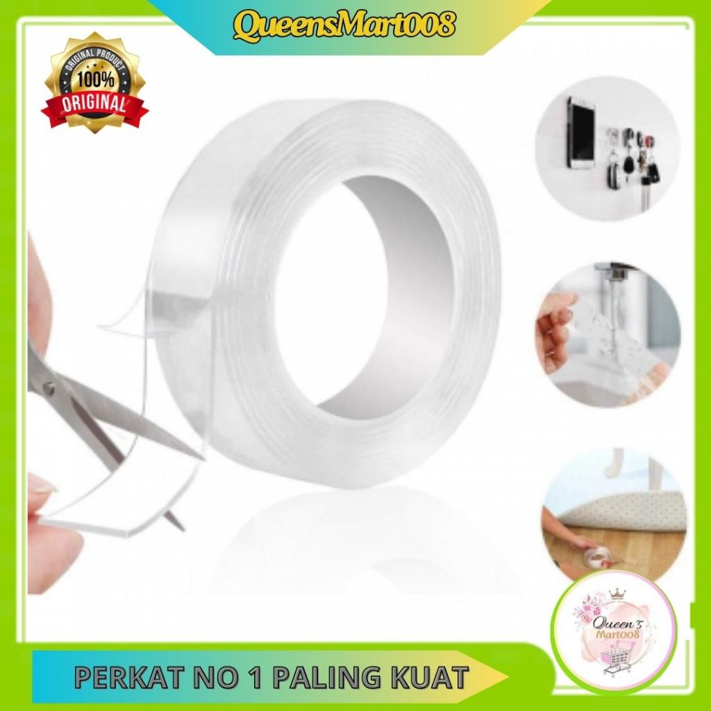 

Double Tape TIMVIEA Perekat Acrylic Nano Washable Adhesive 2M - TV030