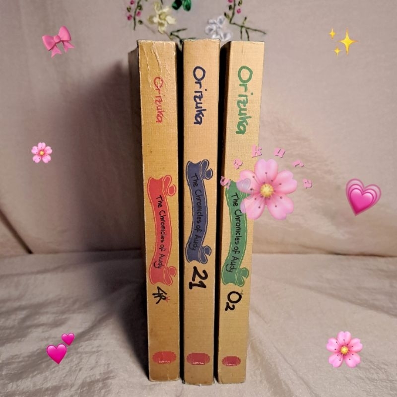 novel the chronicles of audy vol. 1, 2, 4 by orizuka (preloved)