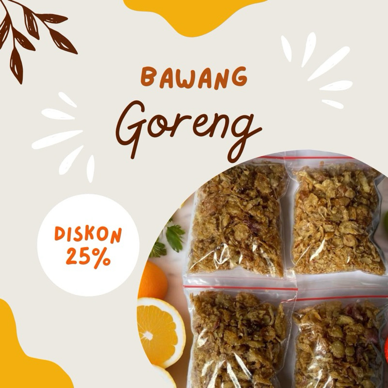 

Bawang Goreng isian Bawang Merah dan Bawang Putih Crispi