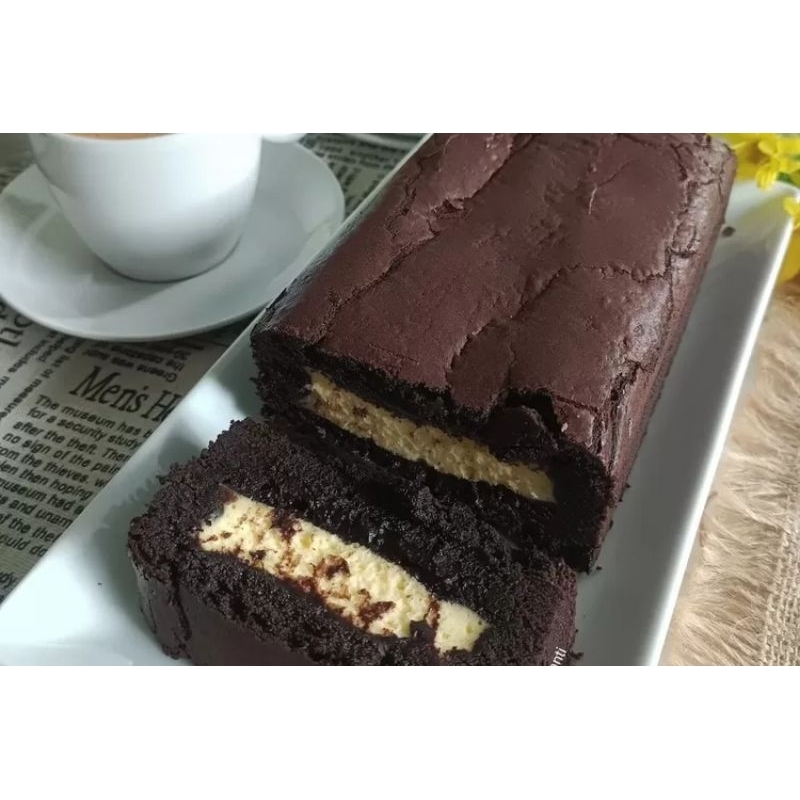 

fudge brownies isi keju lumer
