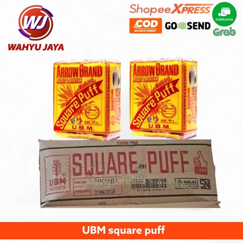 

UBM square puff 280gram Dus @24