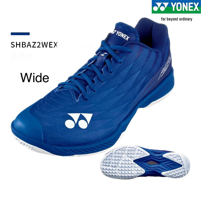 Sepatu Badminton Yonex AERUS Z2 Wide / SHBAZ2Wex / Aerus Z2 Wex Navy Blue Original