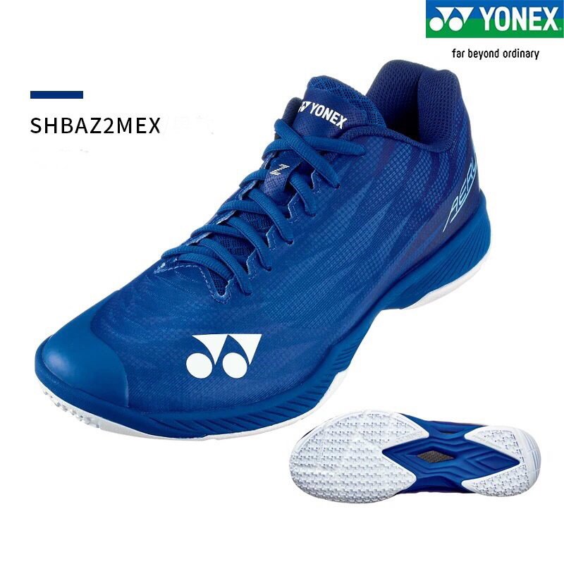 Sepatu Badminton Yonex AERUS Z2 MEN Man / SHBAZ2MEX / Aerus Z2 Wex Navy Blue Original