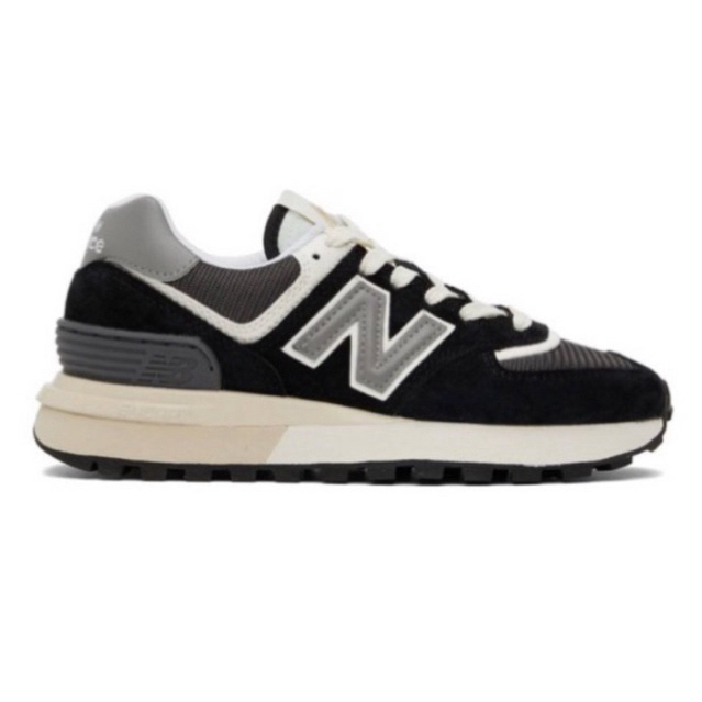 CLAWSTORE Sepatu NB 574 Sneakers Nèw Balānce U574LGG1 574 Legacy Black White 100% Sneakers Casual Pr