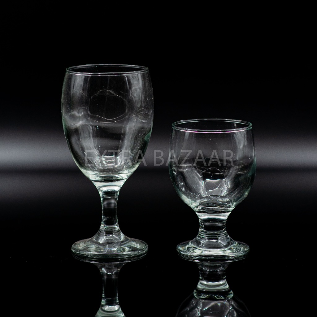 Gelas Goblet / Gelas Kedaung Kaki / Gelas Kaca