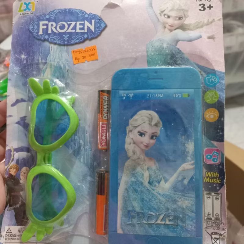 mainan anak hp frozen