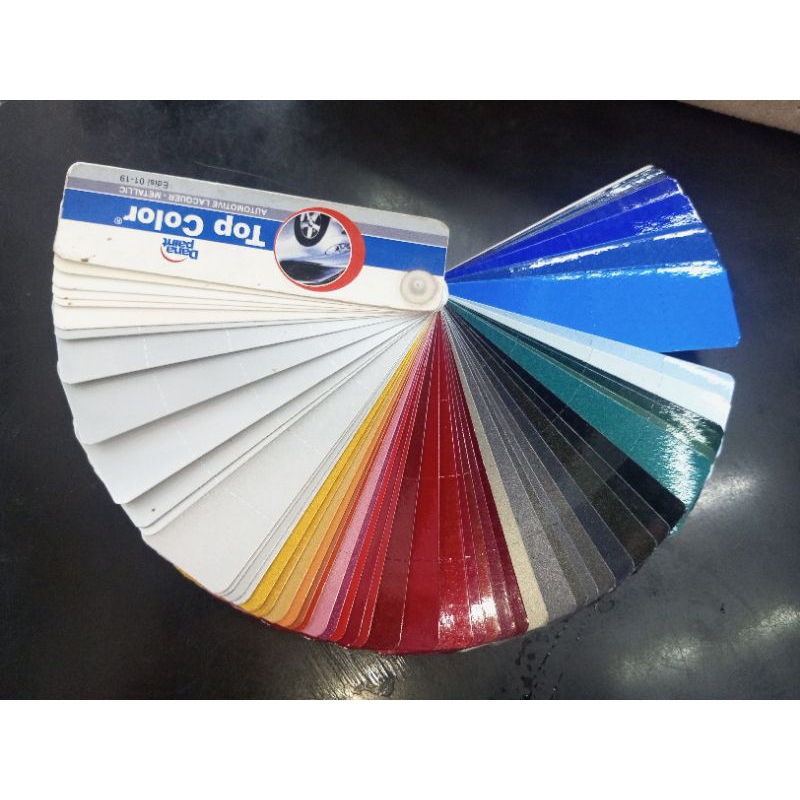 katalog warna top color metalic