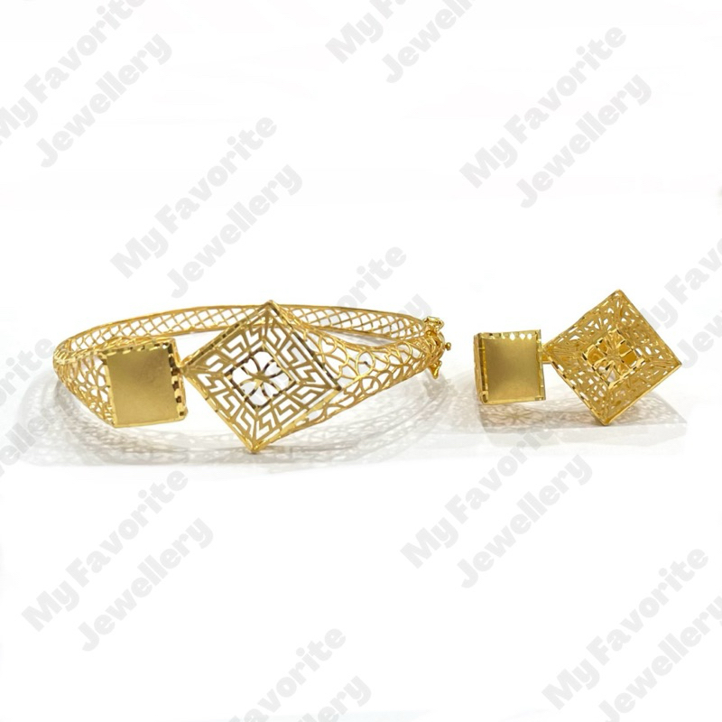 Gelang dan Cincin Dadu Uk18 EMAS ASLI Kadar 700 16K