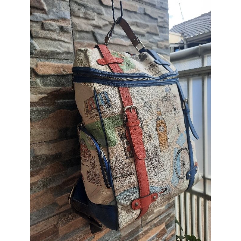 Ransel Motif SONOVI - TAS PRELOVED BRANDED ORIGINAL