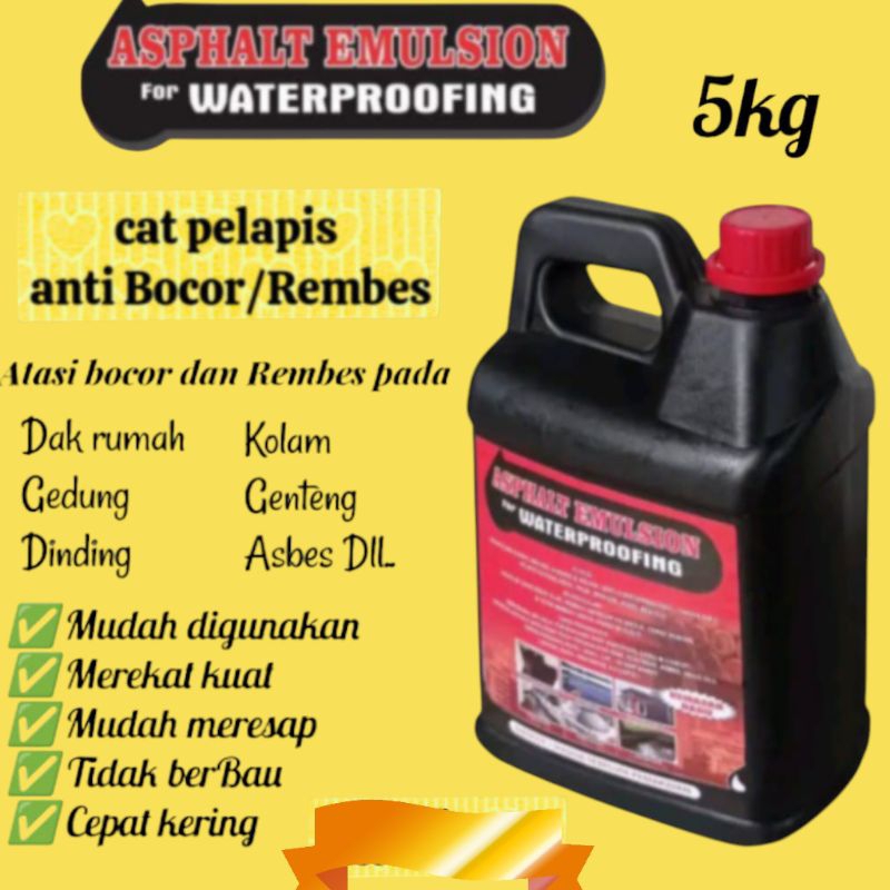 ASPAL CAIR ANTI BOCOR / ASPAL EMULSION 5KG