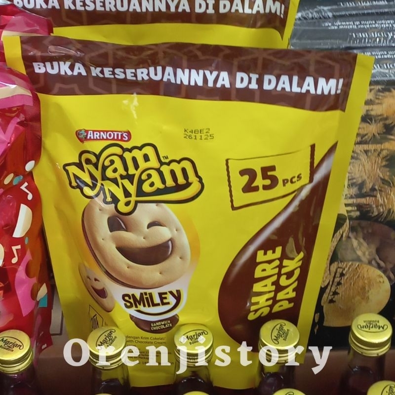 

nyam nyam smiley share pack cokelat 140gr