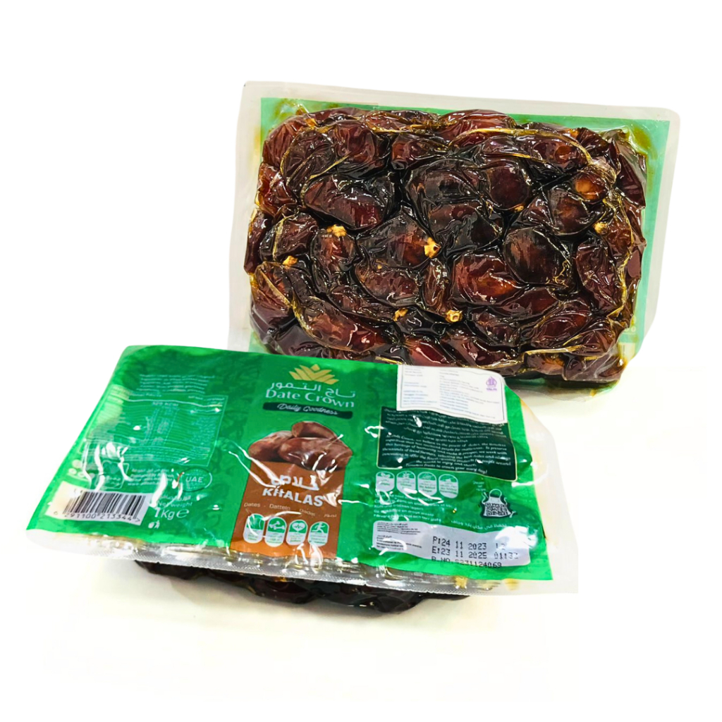 

Kurma Date Crown Khalas Thermo 1kg x 12 pack harga kartonan