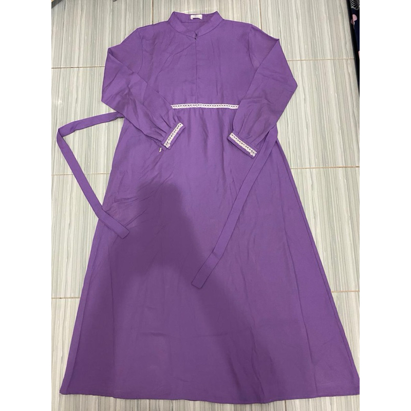 Gamis Preloved Ungu