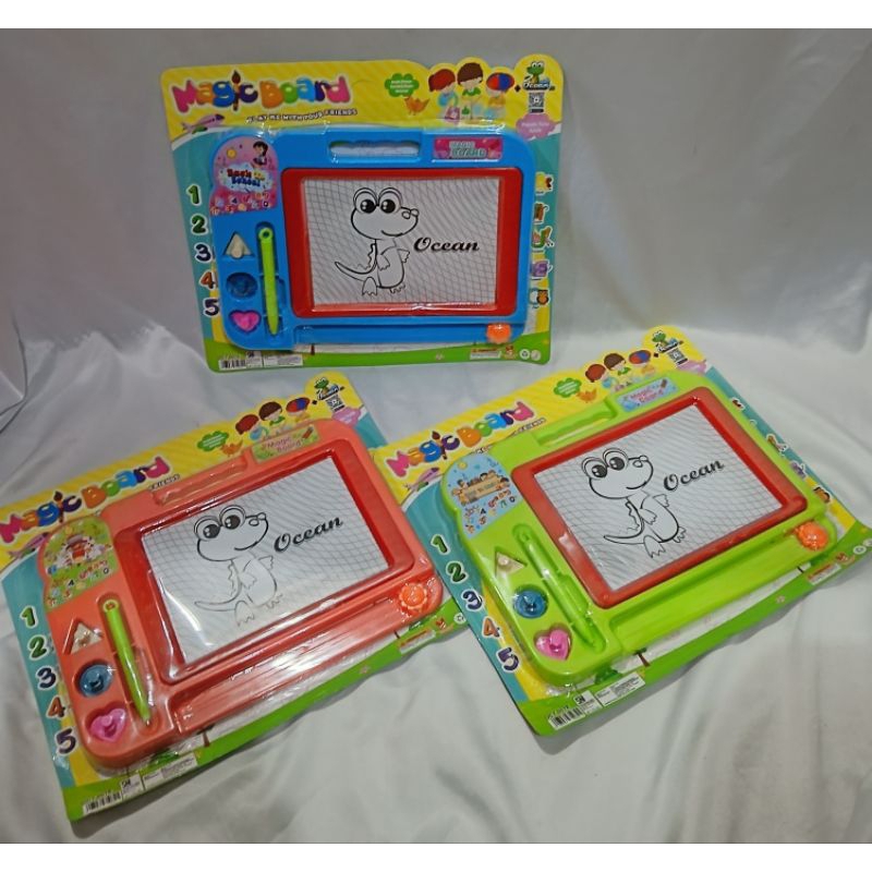 

Mainan Edukasi Menulis Anak Magic Board / Papan Tulis Set Ocean 0016