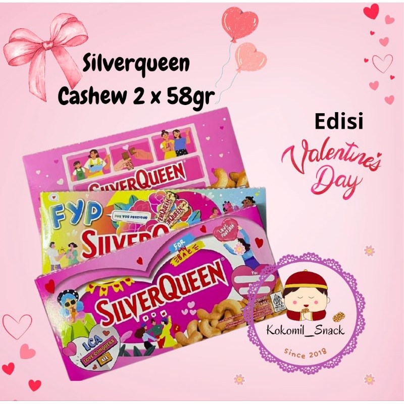 

Silverqueen Edisi Valentine 2 x 58gr