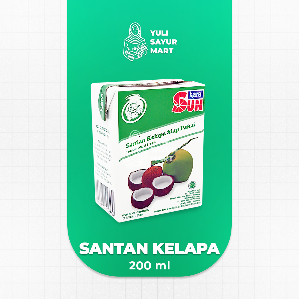 

Sun Kara Santan Kelapa 200ml - Yuli Sayur Mart