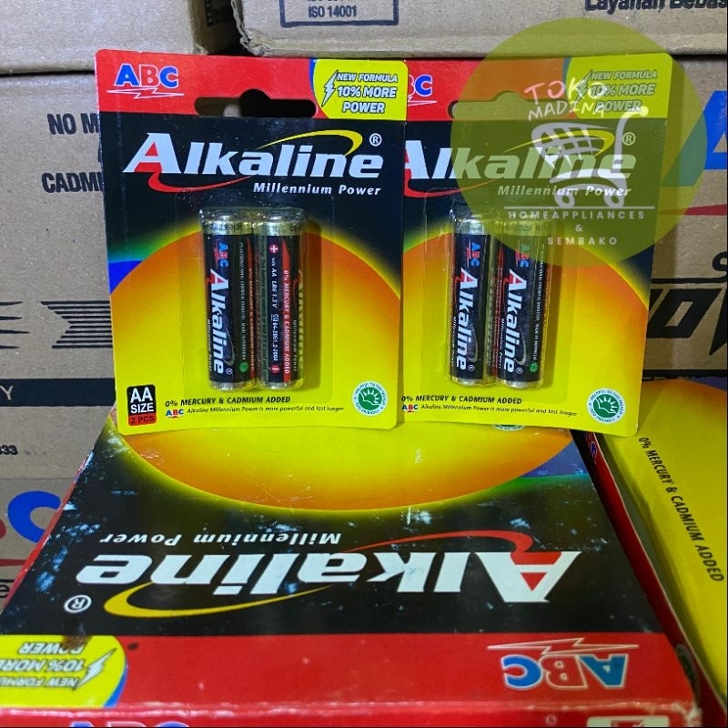 Baterai ABC Alkaline LR6 2B | Baterai ABC Alkaline A2 isi 2 | Baterai ABC Alkaline  isi 2