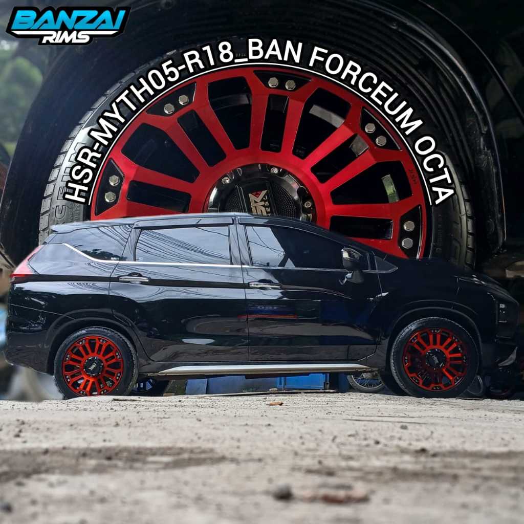 Velg Mobil Hsr Untuk Mitsubishi Xpander Ring 18 Paket Kumplit Velg Dan Ban Forceum Octa 225 50
