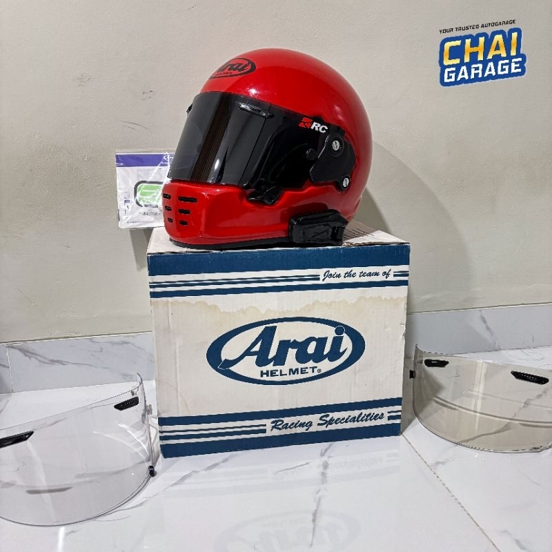 Helm Arai Rapide Neo Red Merah SNI Full Face Classic