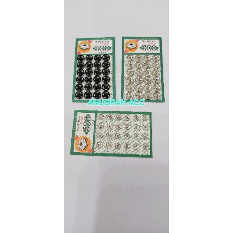 kancing jepret japan / kancing cetet baju