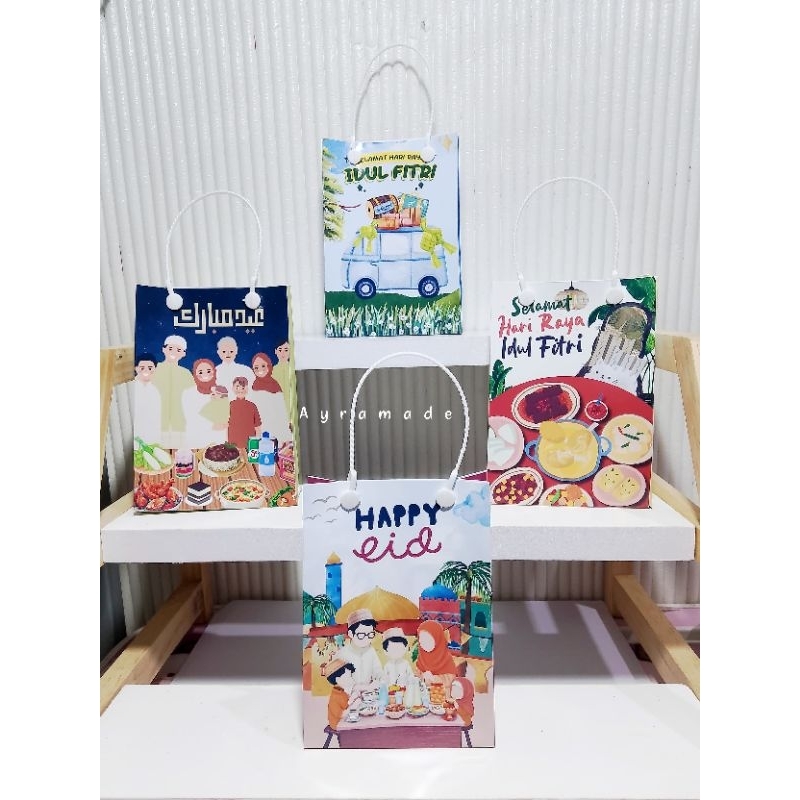 

amplop lebaran model papperbag / amplop lebaran / mini hampers lebaran / amplop unik