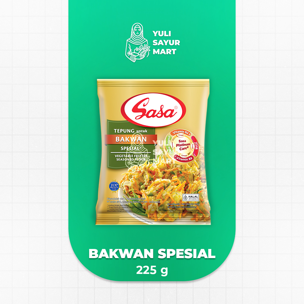 

Sasa Tepung Bumbu Bakwan Spesial 225g - Yuli Sayur Mart