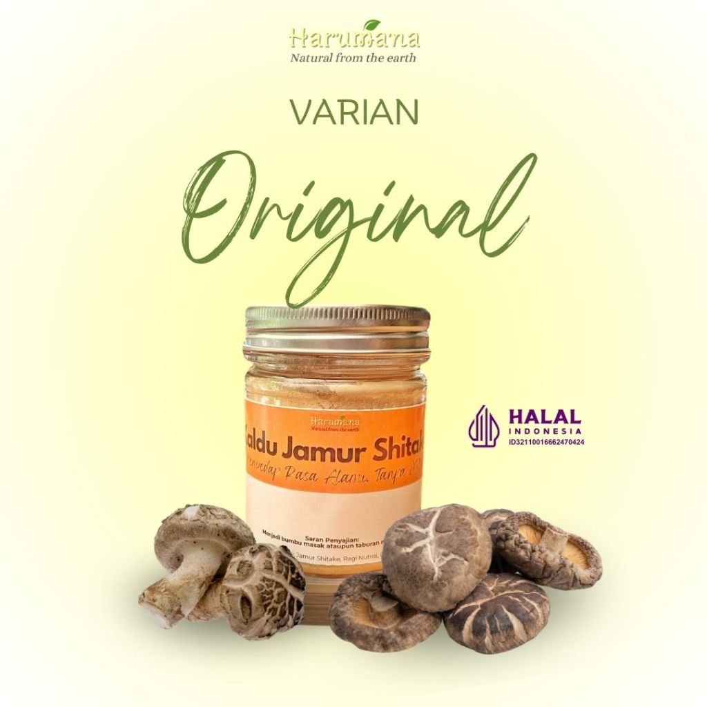 

[KEMASAN LAMA] Harumana Kaldu Jamur Shitake Original