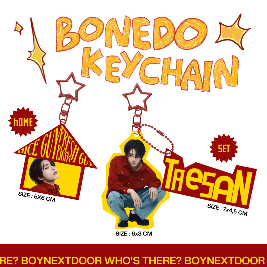 BONEDO Keychain for BOYNEXTDOOR - Home & Set Version