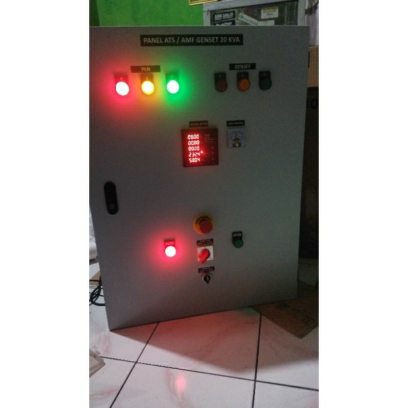 Panel ATS AMF genset 10 - 30 KVA 3 Phase