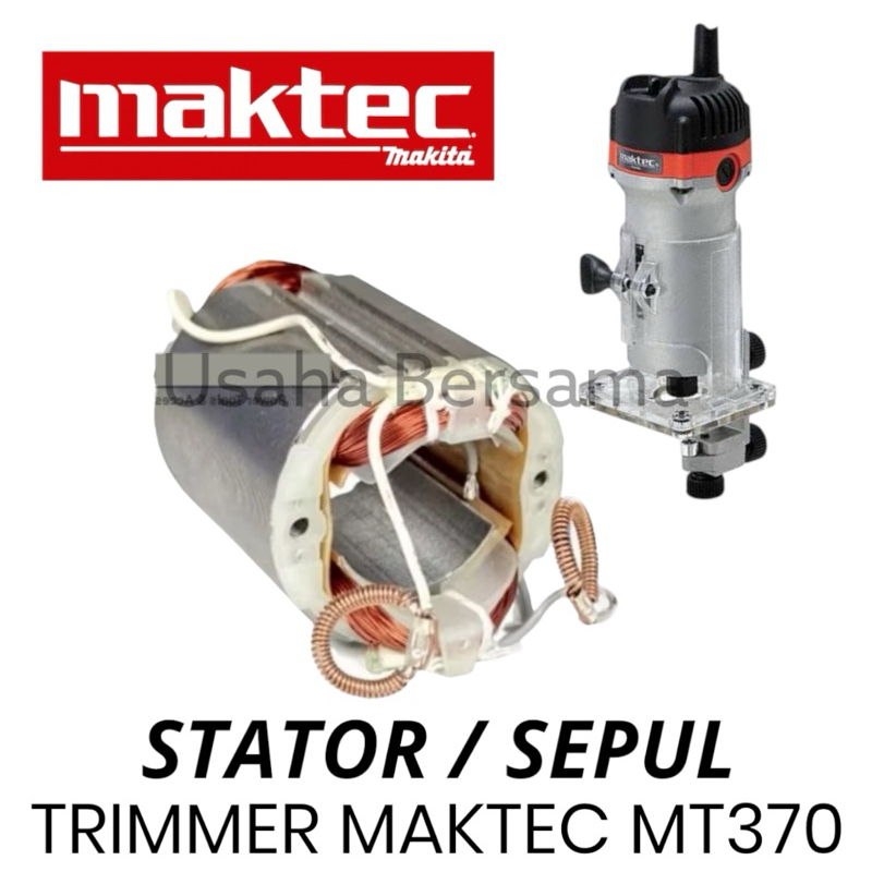 Stator Mesin Trimmer Maktec MT370  / Spool Field Assy Mesin Router Profil Kayu Wood Trimer Maktec MT