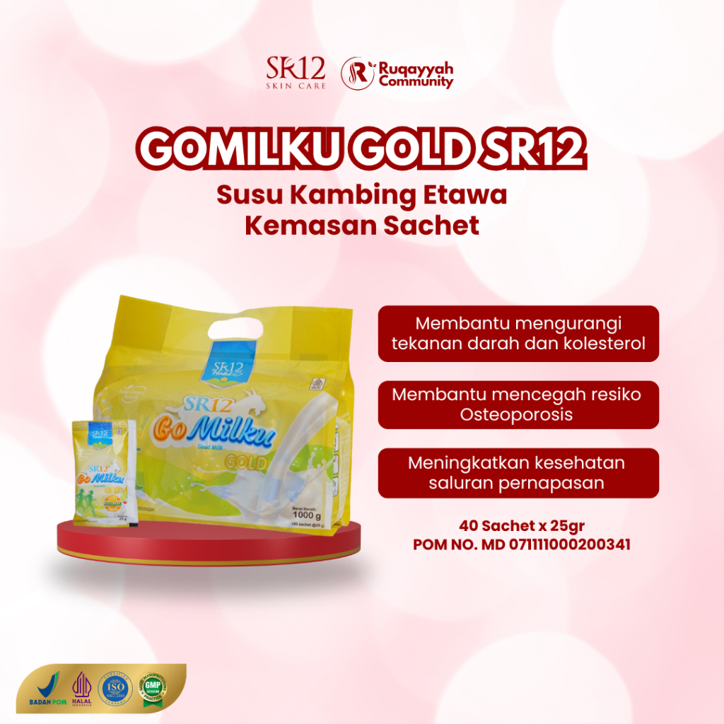 

Gomilku Gold SR12 Susu Kambing - Gomilku Etawa Kualitas Premium - Goat Milku Bubuk Tanpa Gula BPOM