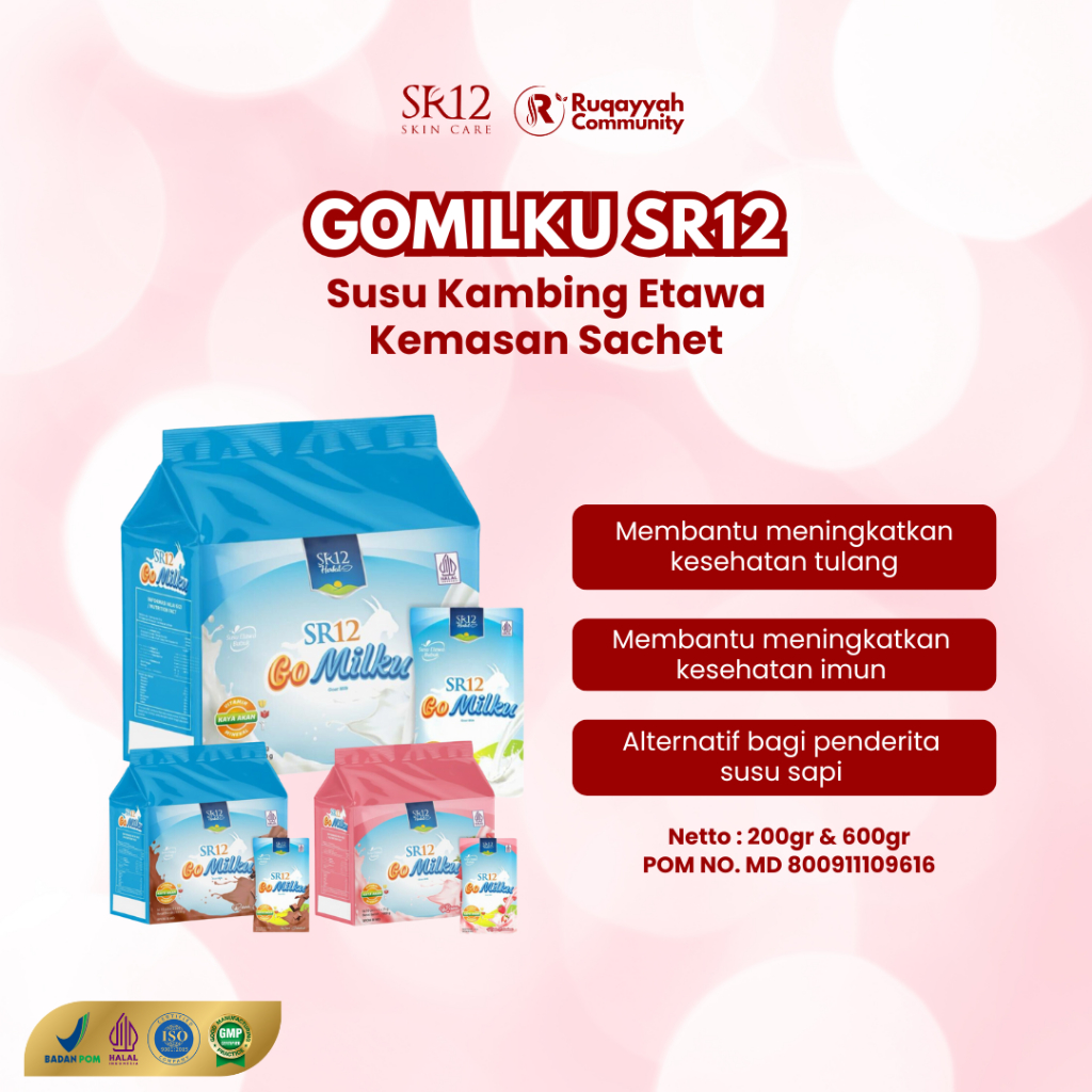 

Susu Etawa Gomilku SR12 Herbal - Go Milku Susu Bubuk Kambing Premium - Goat Milk Tidak Bau Prengus