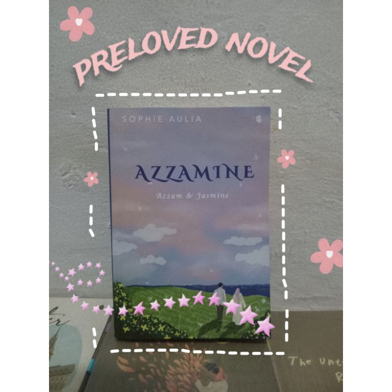 preloved novel azzamine+book mark ori