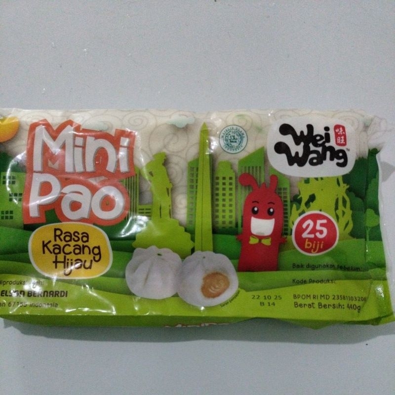 

Bernardi Wei Wang Mini Pao Kacang Hijau