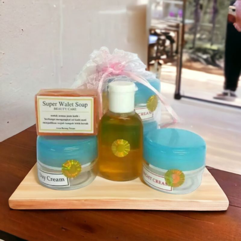 Paket Cream Walet Blue 4 in 1 Original