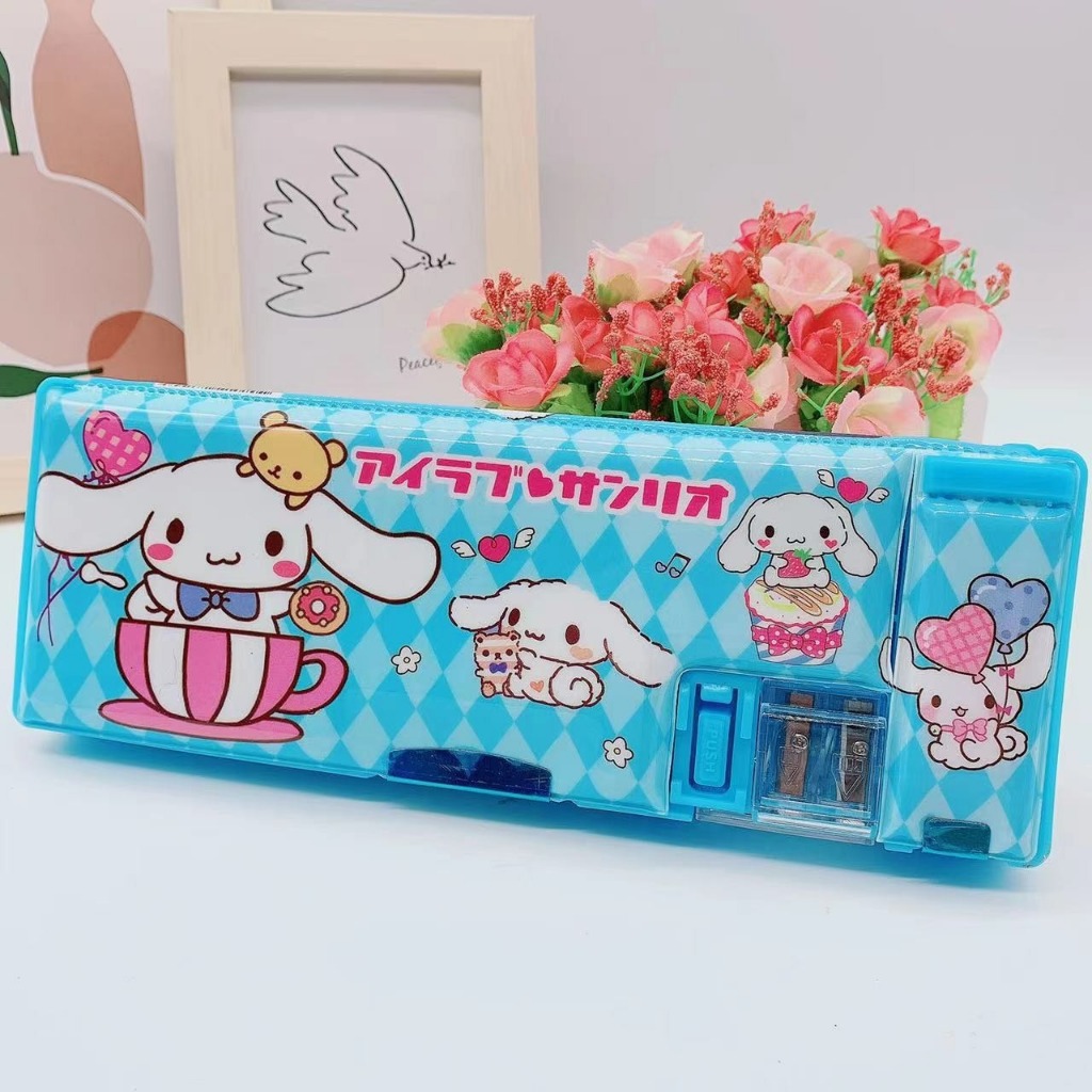 

BMD - Kotak Pensil magnet 2 sisi / Kotak Pensil Dilengkapi Rautan / Kotak Pensil Karakter lucu
