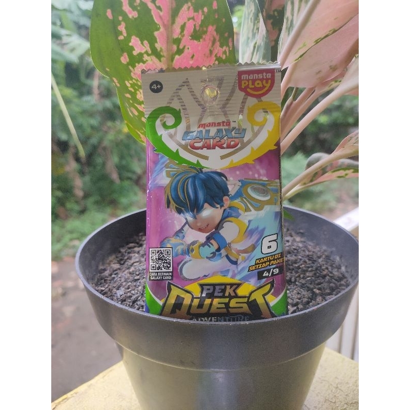 Boboiboy Monsta Galaxy Card Pek Quest / Techno SR dan S 4/9 1 Pcs