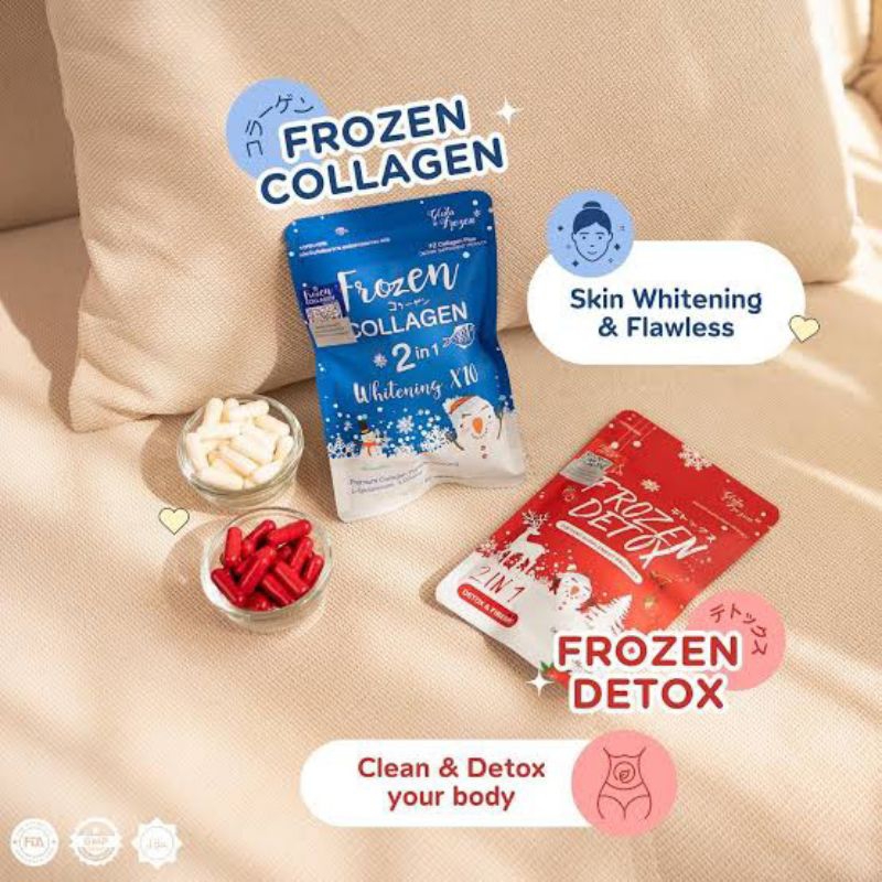 FROZEN COLLAGEN 100% ORIGINAL BPOM / PEMUTIH BADAN BPOM