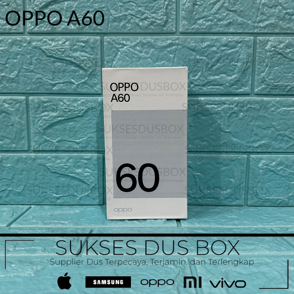 KOTAK DUS BOX OPPO A60 - FREE STIKER DAN READY FULLSET CHARGER+KABELDATA+HEADSET