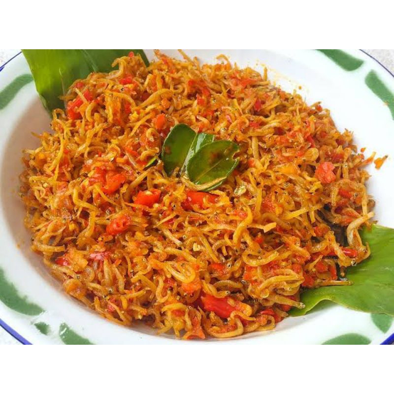 

[READY SIAP KIRIM] IKAN TERI NASI MEDAN SAMBAL MAKANAN SIAP SAJI