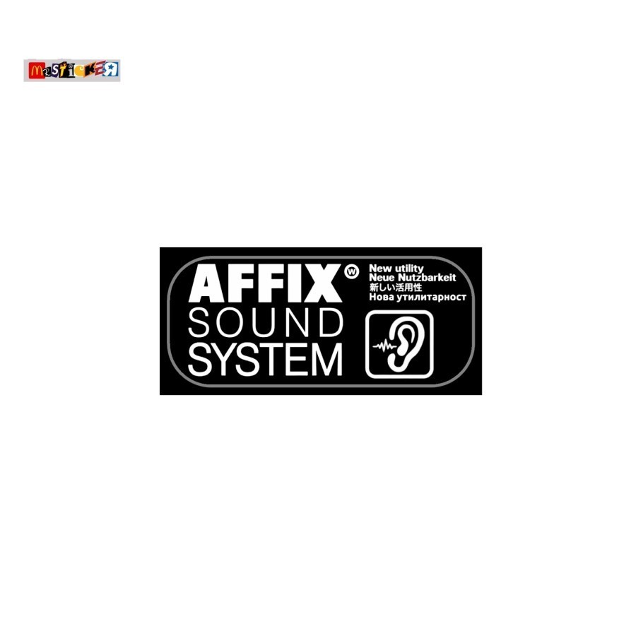 

sticker AFFIX Sound System logo stiker AFFXWRKS