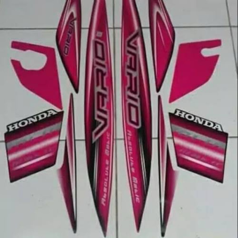 STRIPING VARIO 110 KARBU PINK