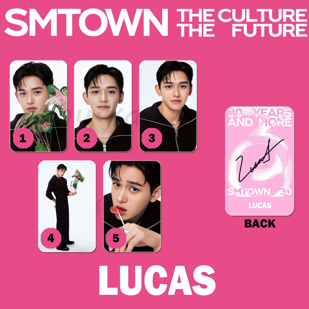 PC-1908, Unofficial Photocard Lucas SMTOWN 2025: The Culture The Future 2 sisi