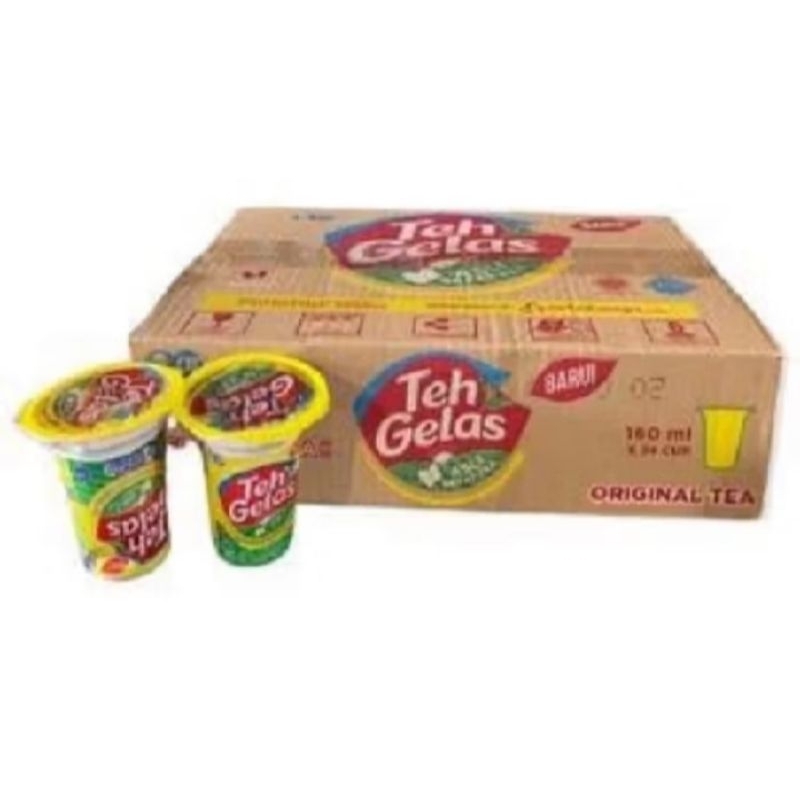 

Teh Gelas Cup Original uk 175 ml isi 24
