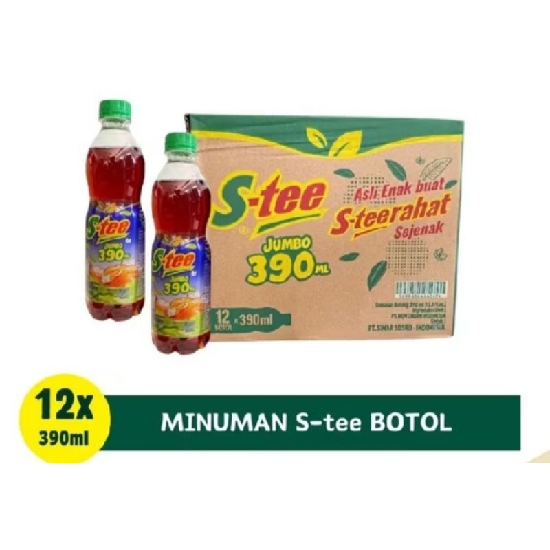 

S-tee Botol Minuman uk 390ml isi 12