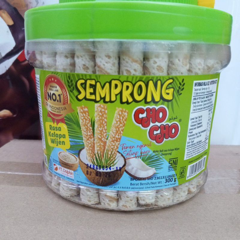 

CHO CHO WAFER ROLL SEMPRONG WIJEN 300GR