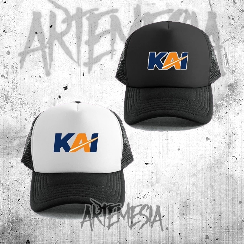 TOPI TRUCKER / TOPI JARING Logo pt KAI