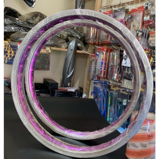 VELG ROSSI WM 2 TONE 140 160 RING 17 SILVER UNGU ORIGINAL ROSSI 1 SET/SEPASANG