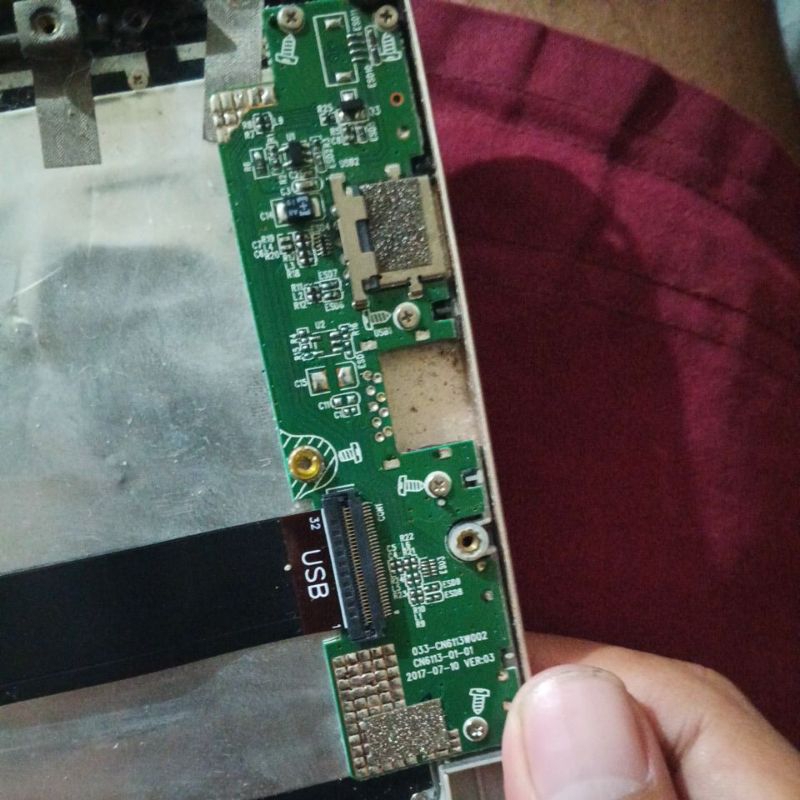 board usb dan tombol power on off laptop avita liber ns13a ori